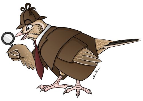 Digital illustration of a Skylark